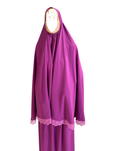 Prayer clothes 2 pce - Purple