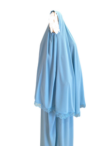 Prayer clothes 2 pce - Baby blue