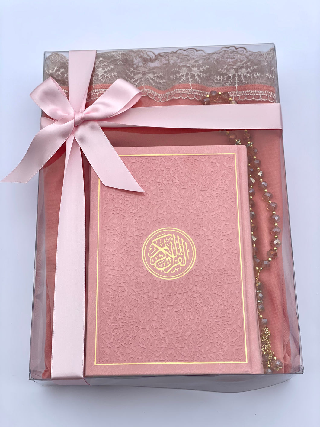 Clear Gift Box with Ribbon