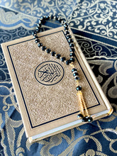 Load image into Gallery viewer, Arabic Quran gold with black border gift set