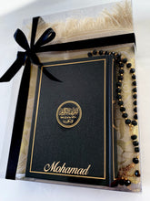 Load image into Gallery viewer, English translated Quran with gold border gift set